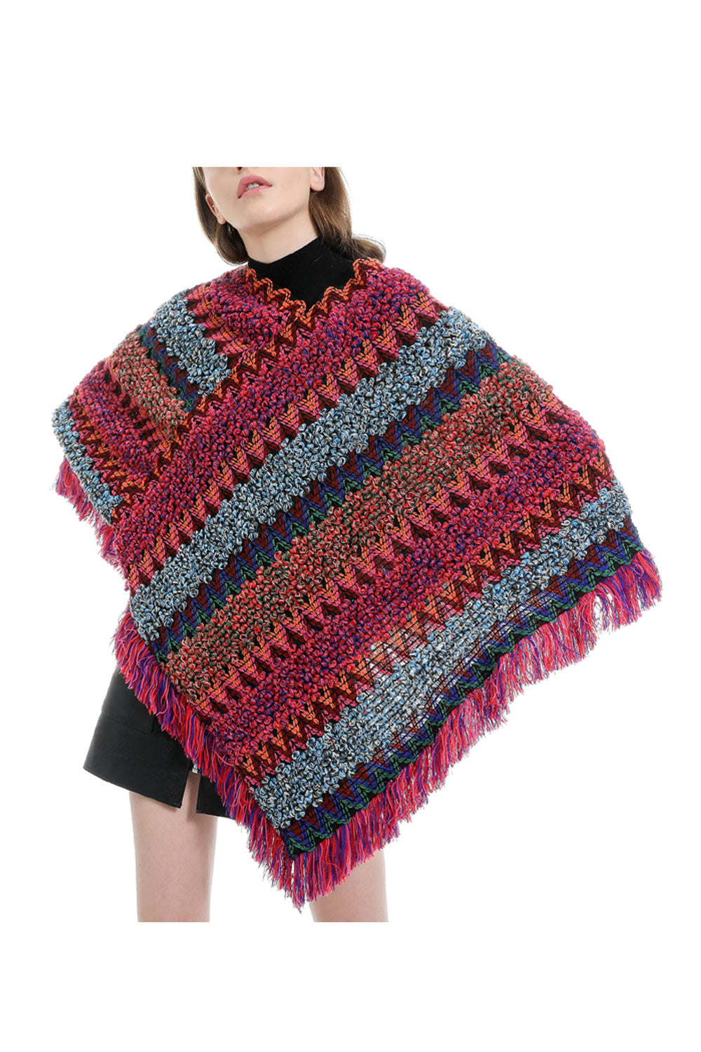 Women Herringbone pattern Warm & Thick Shawl