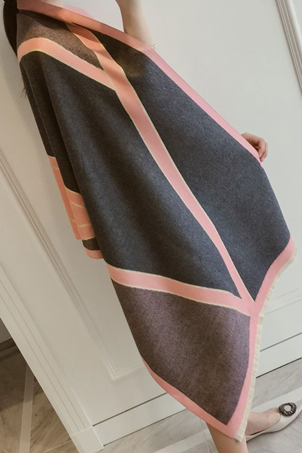 Women Lovely Multi Color Autumn Winter Warm Shawl