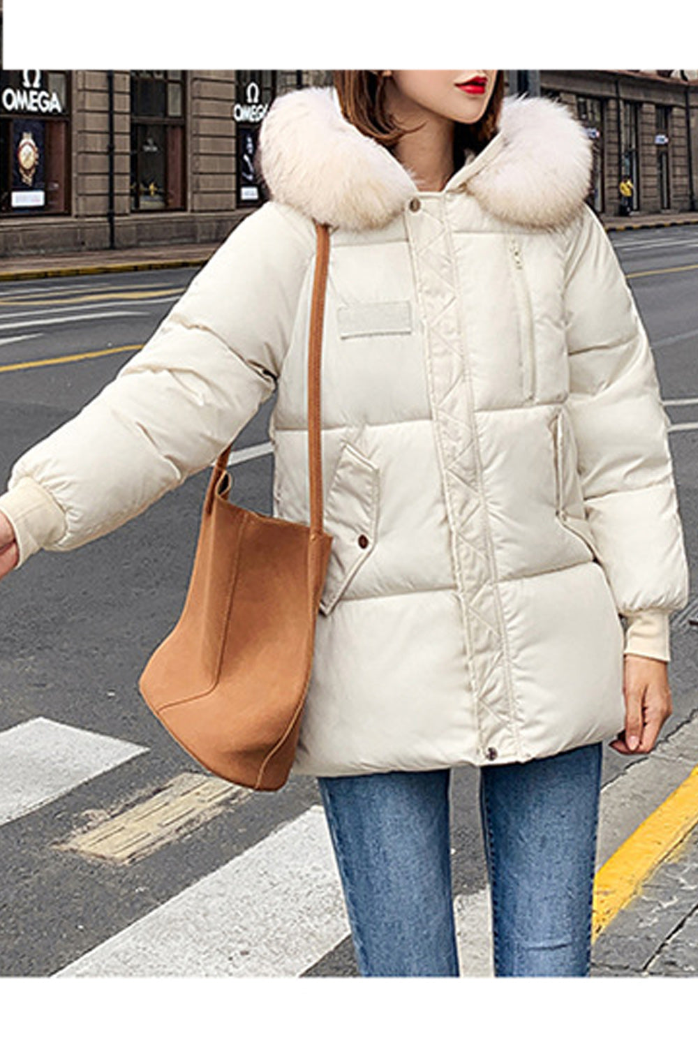 Women Hooded Thick Winter Padded Loose Jacket