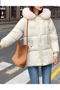 Women Hooded Thick Winter Padded Loose Jacket