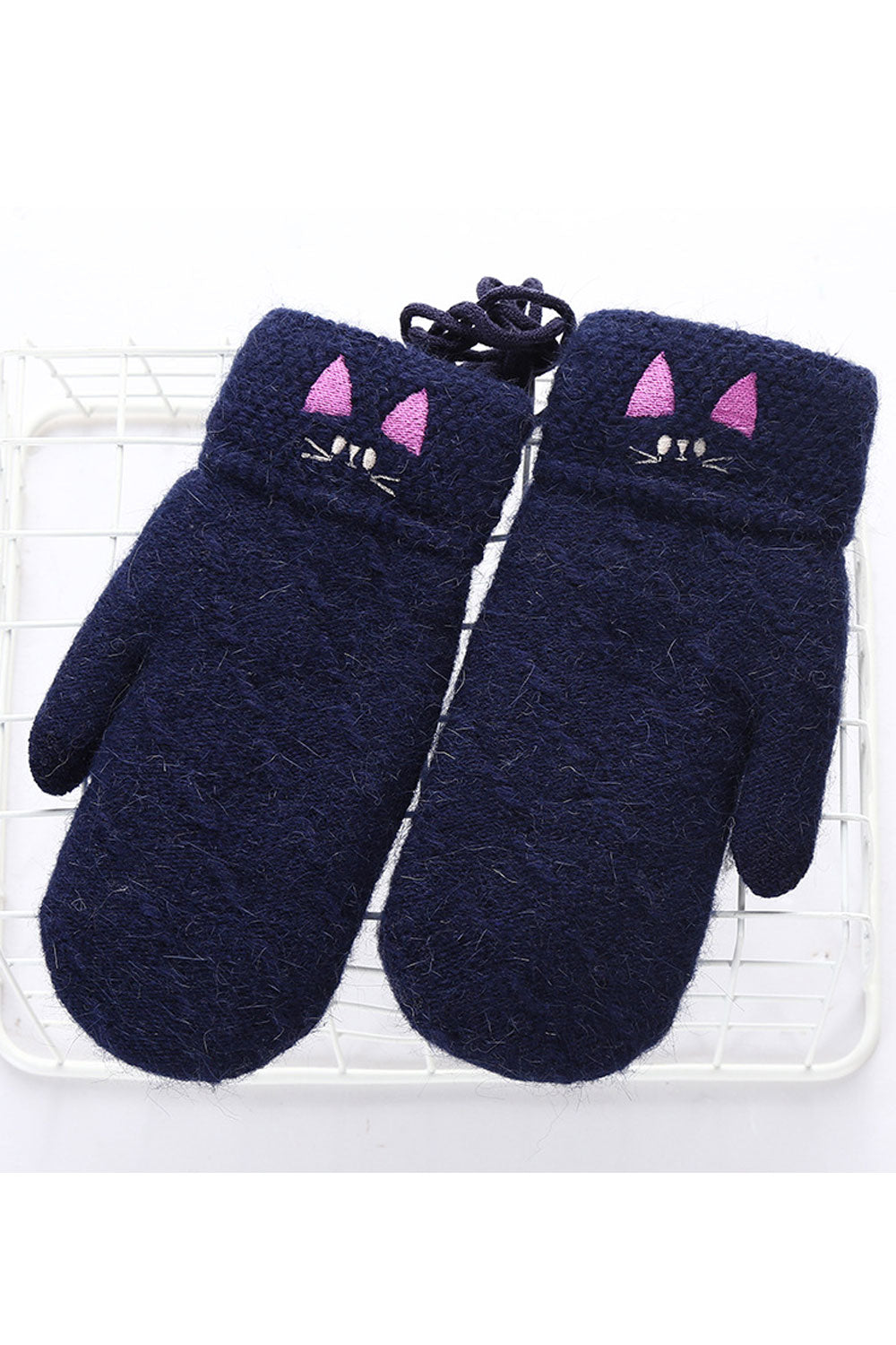 Women Classy Windbreaker Solid Colored Winter Gloves