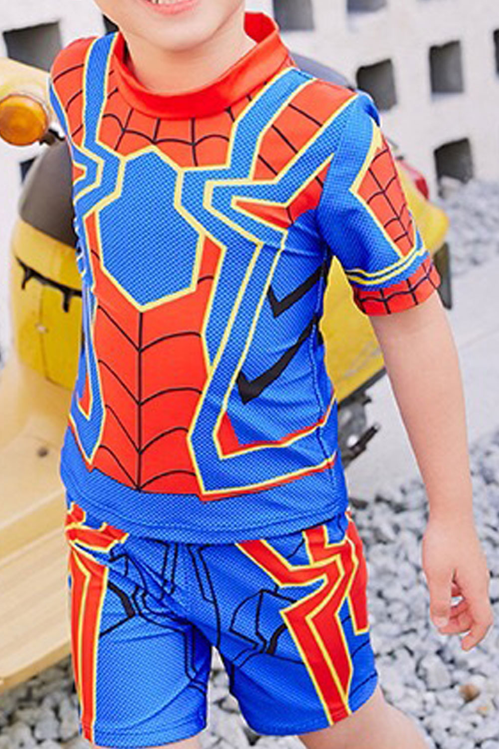 Toddler Boys Spiderman Beach Swimwear