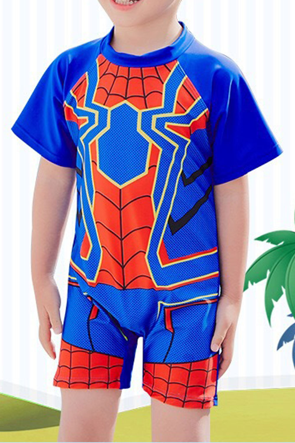 Toddler Boys Spiderman Beach Swimwear