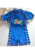 Kids Beautiful Cartoon Printed Short Sleeve One Piece Swimsuit Set