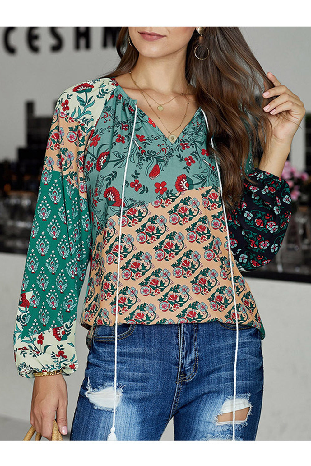 Women Summer Style Loose Fit Tie Hem Shirt
