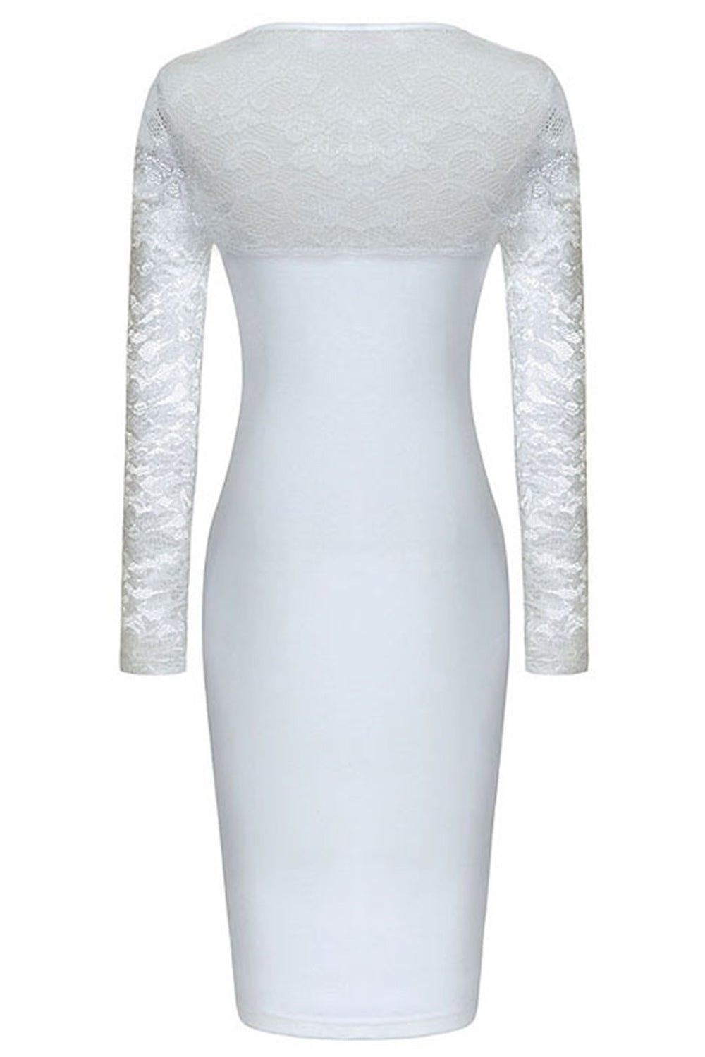 Women Slim Lace Decorated Pencil Skirt Fashion Dress