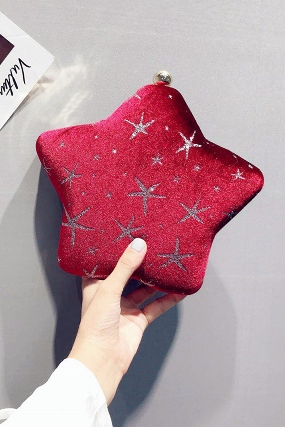 Women Fashionable Star Shape Long Chain Handbag