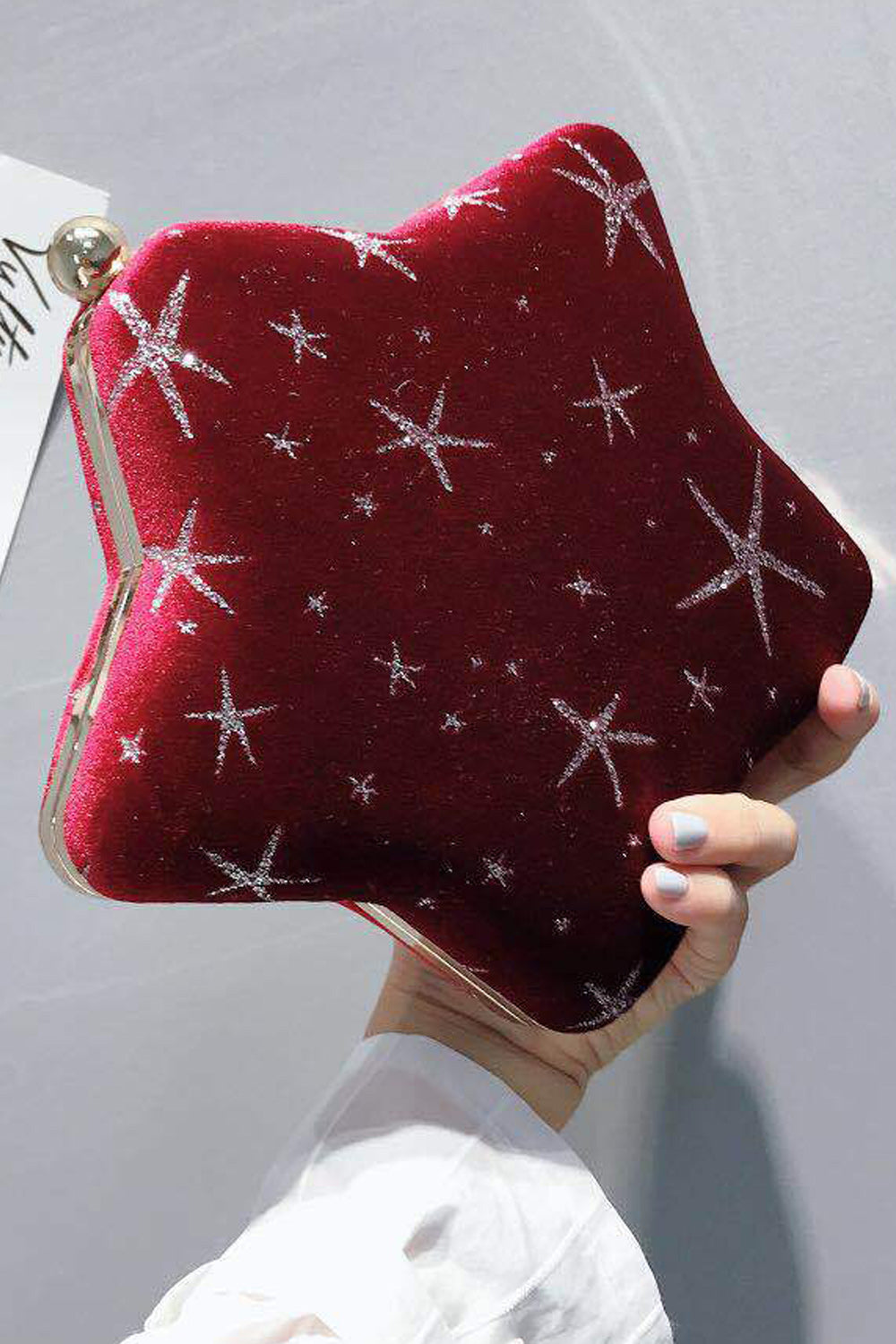 Women Fashionable Star Shape Long Chain Handbag
