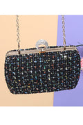 Women Beautiful Ring Hook Long Chain Clutch Bag