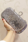 Women Beautiful Hook Closer Shining Party Clutch Bag