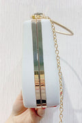 Women Flower Embroidered Hook Clouser Beautiful Clutch Bag