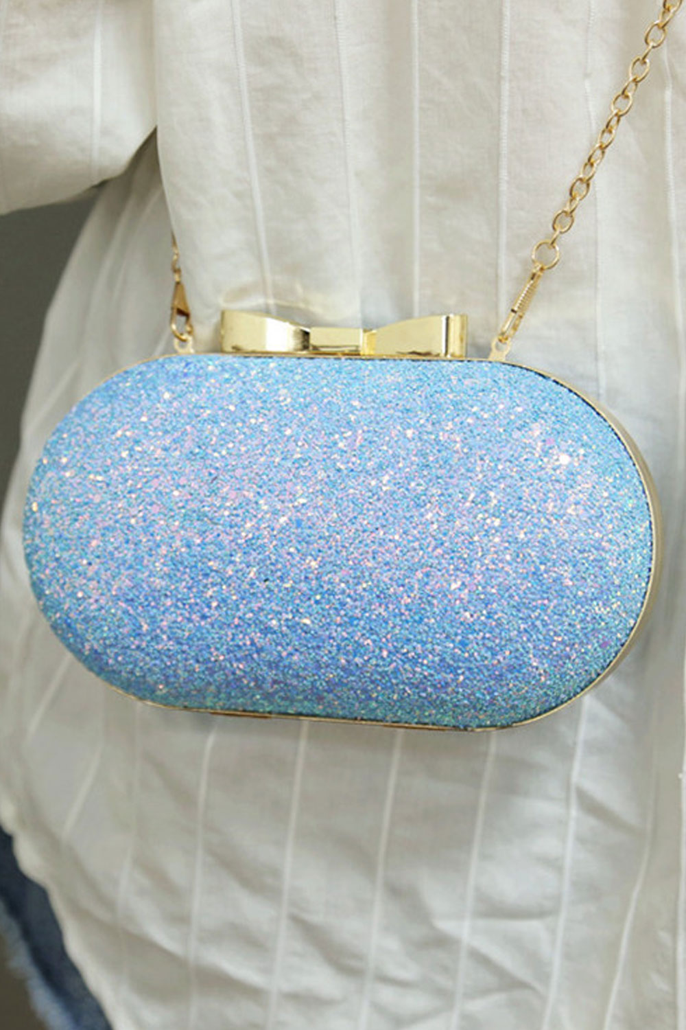Women Rhinestones Beautiful Shoulder Small Handbag
