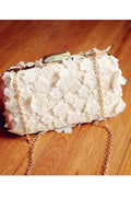 Women Lovely Flower One Shoulder Party Handbag