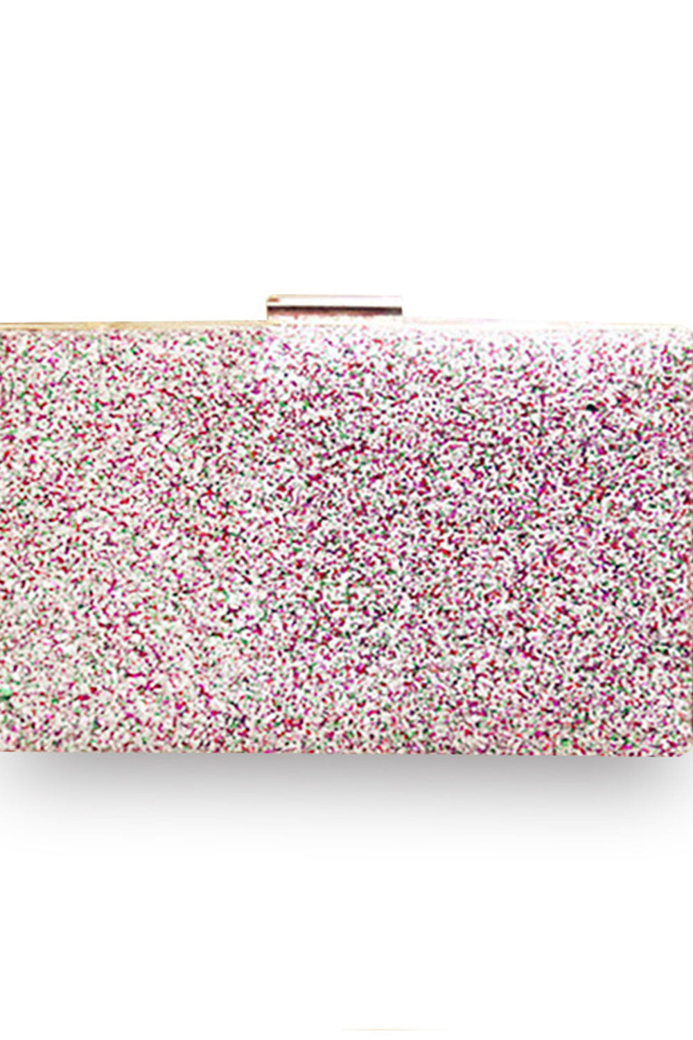 Women Stylish Contrast Color Shiny Fashion Handbag