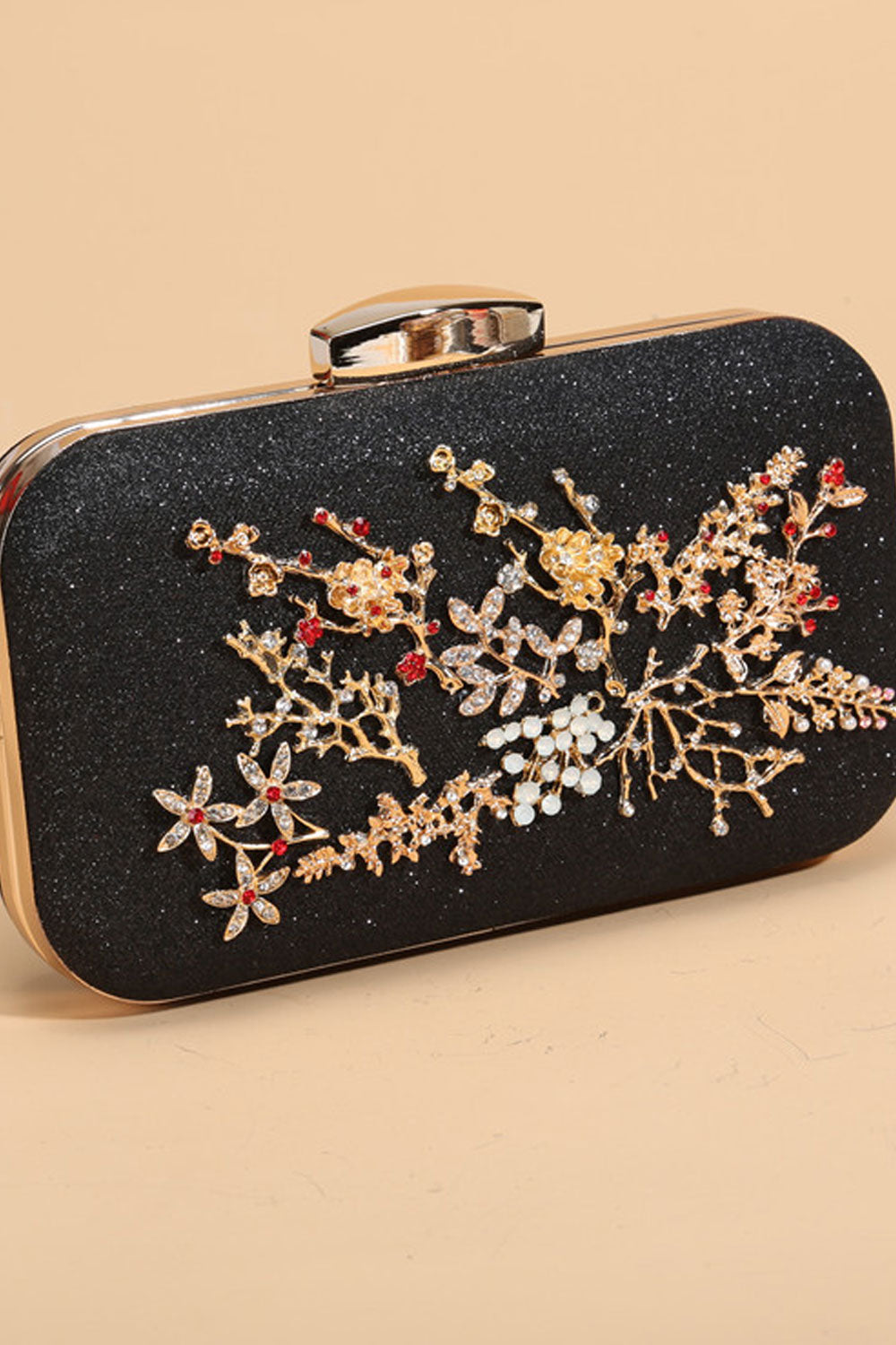 Women Rhinestones Decorated Fashion Handbags