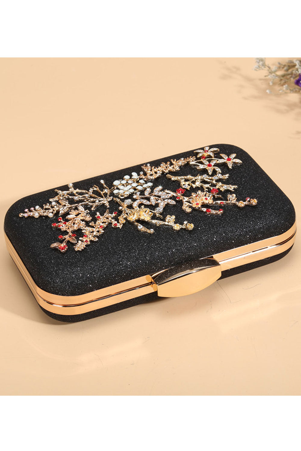 Women Rhinestones Decorated Fashion Handbags