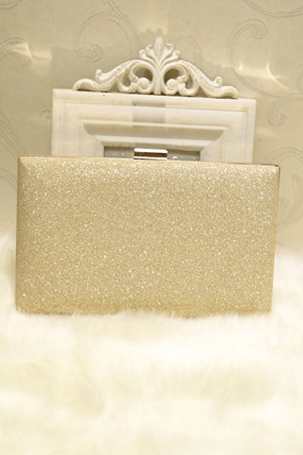 Women Beads Decorated Fashion Party Clutch Bag