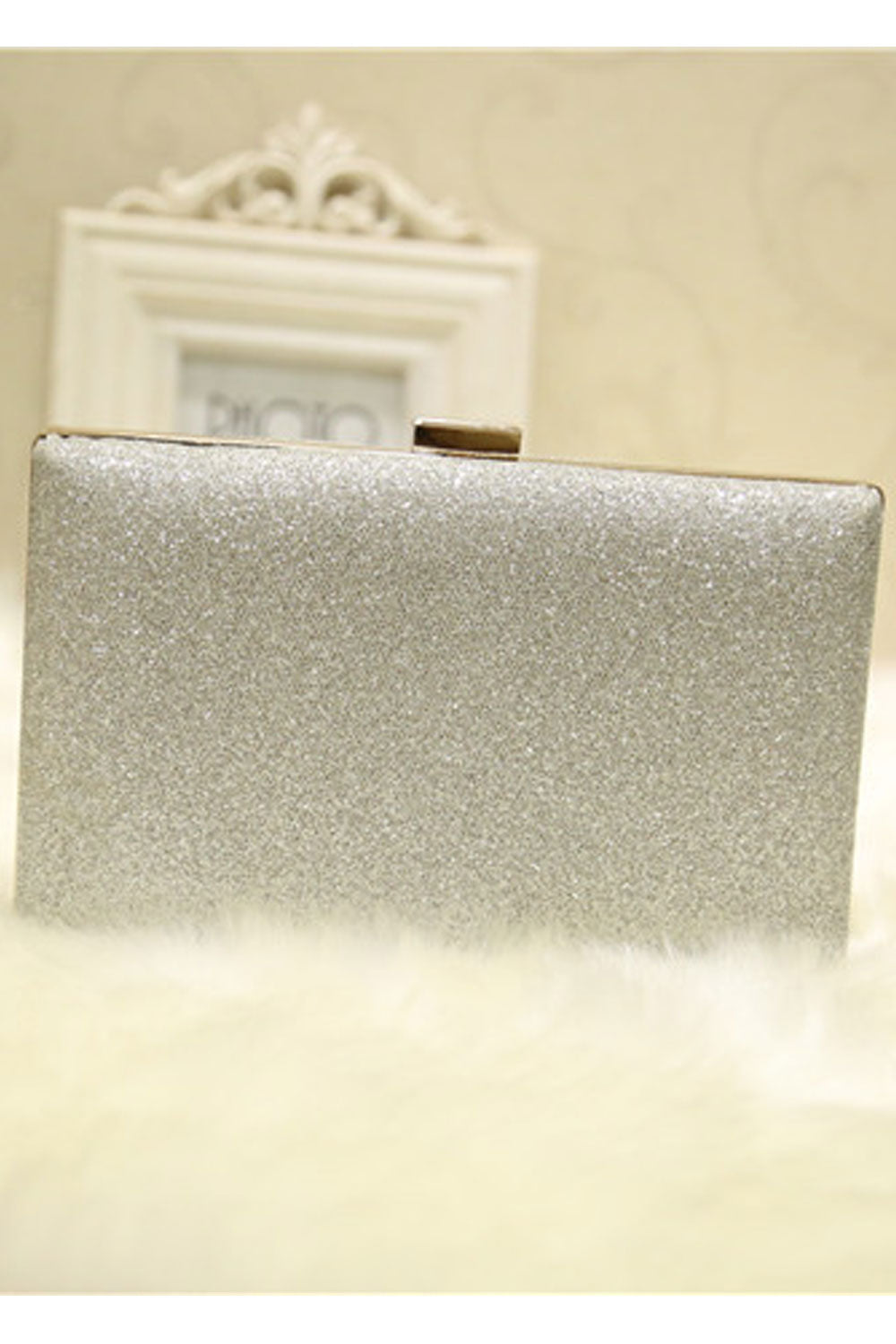 Women Beads Decorated Fashion Party Clutch Bag