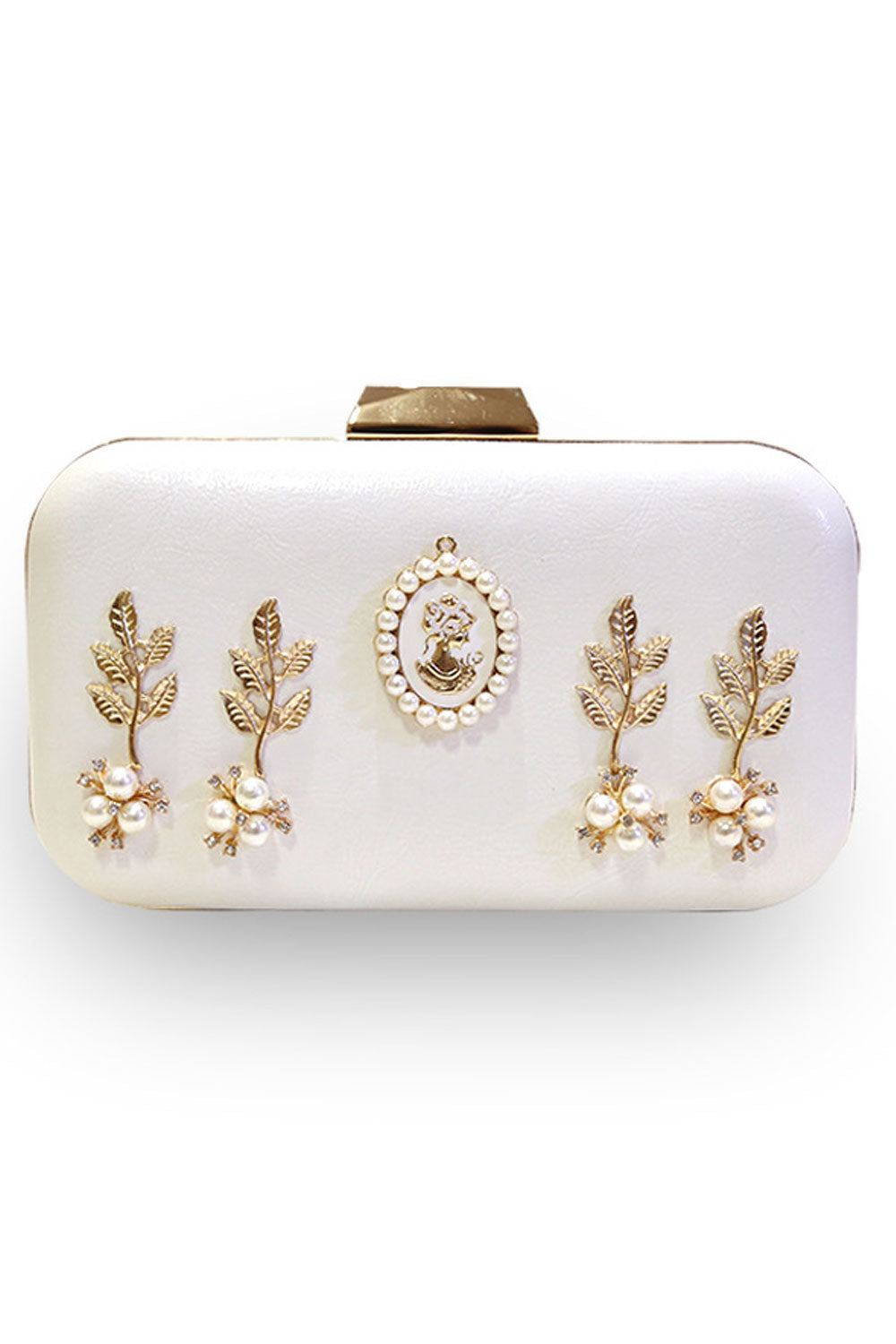 Women Solid Color Fashion Rhinestone Small Clutch Bag