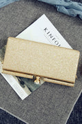 Women Fashion RhineStone Hook Closure Smart Pouch Bag