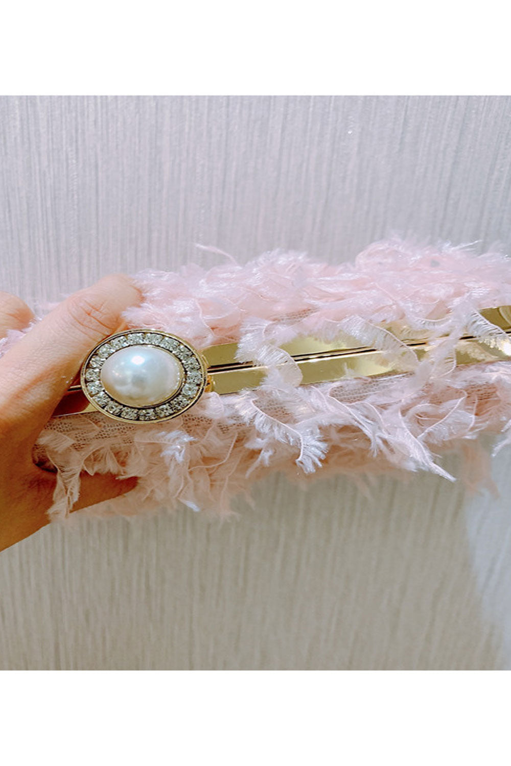 Women Soft Hairy ong Chain Cute Clutch Bag