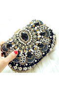 Women EWmbroidered Beads Fashion Party Clutch Bag