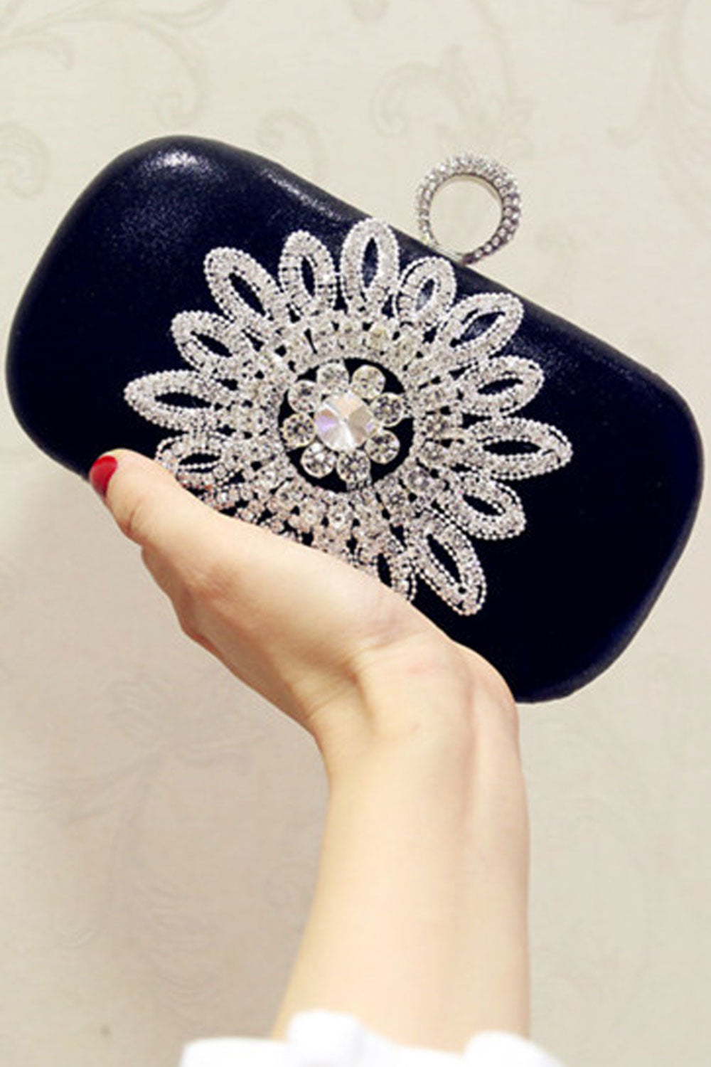 Women Wedding Bag Fashion Rhinestone Decorated Clutch