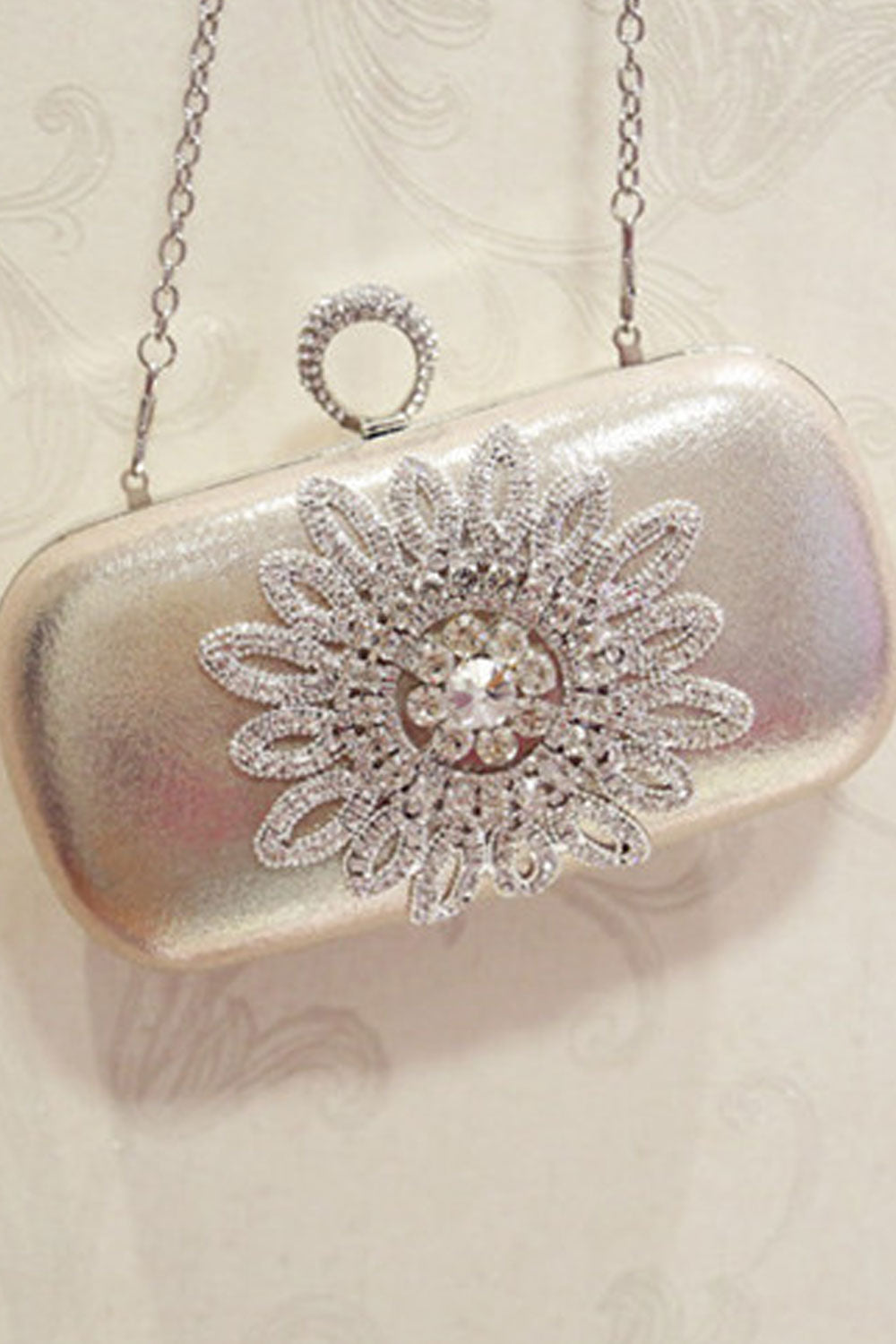 Women Wedding Bag Fashion Rhinestone Decorated Clutch