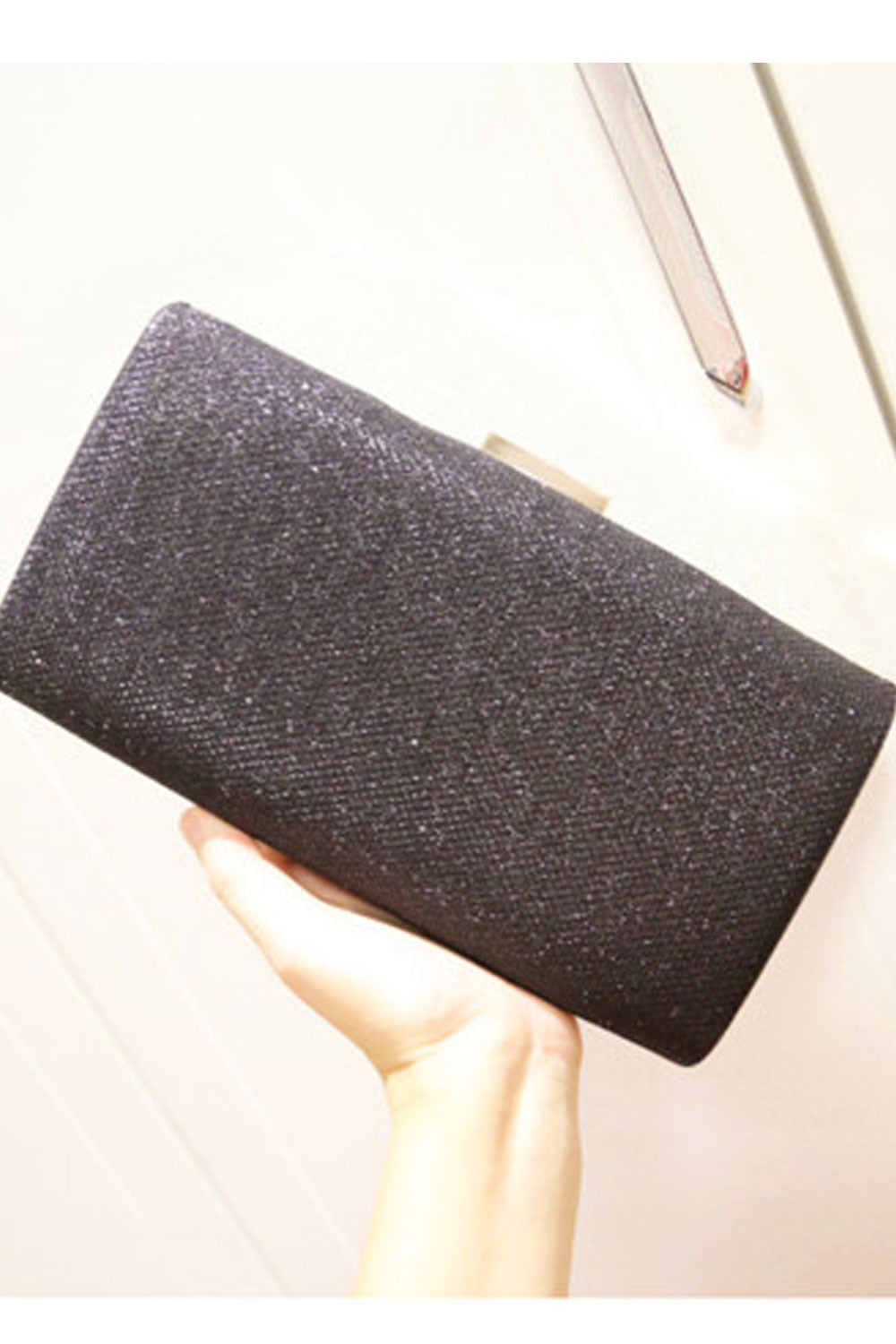 Women Beads Decorated Shiny Party Small Clutch Bag