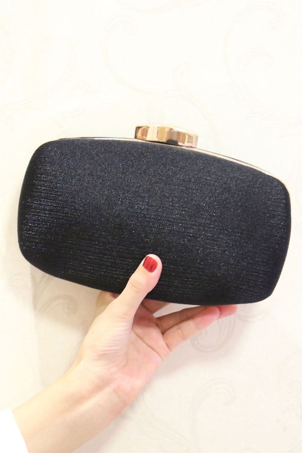 Women Weaving Solid Color Fashion Clutch Bag