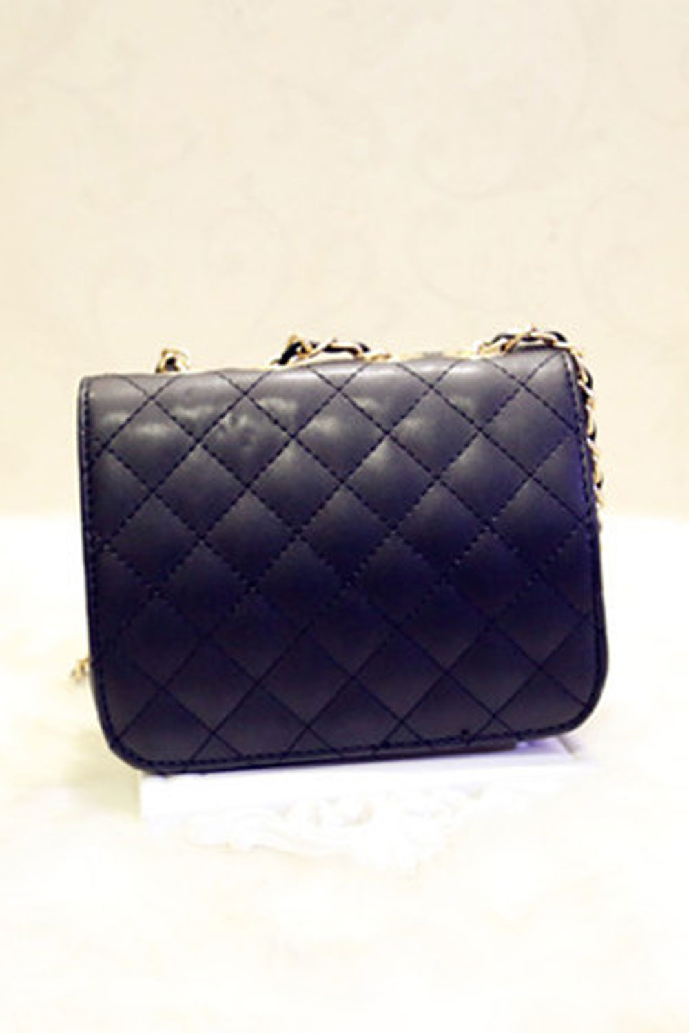 Women Pearl Flower Decorated Fashion Diagonal Bag