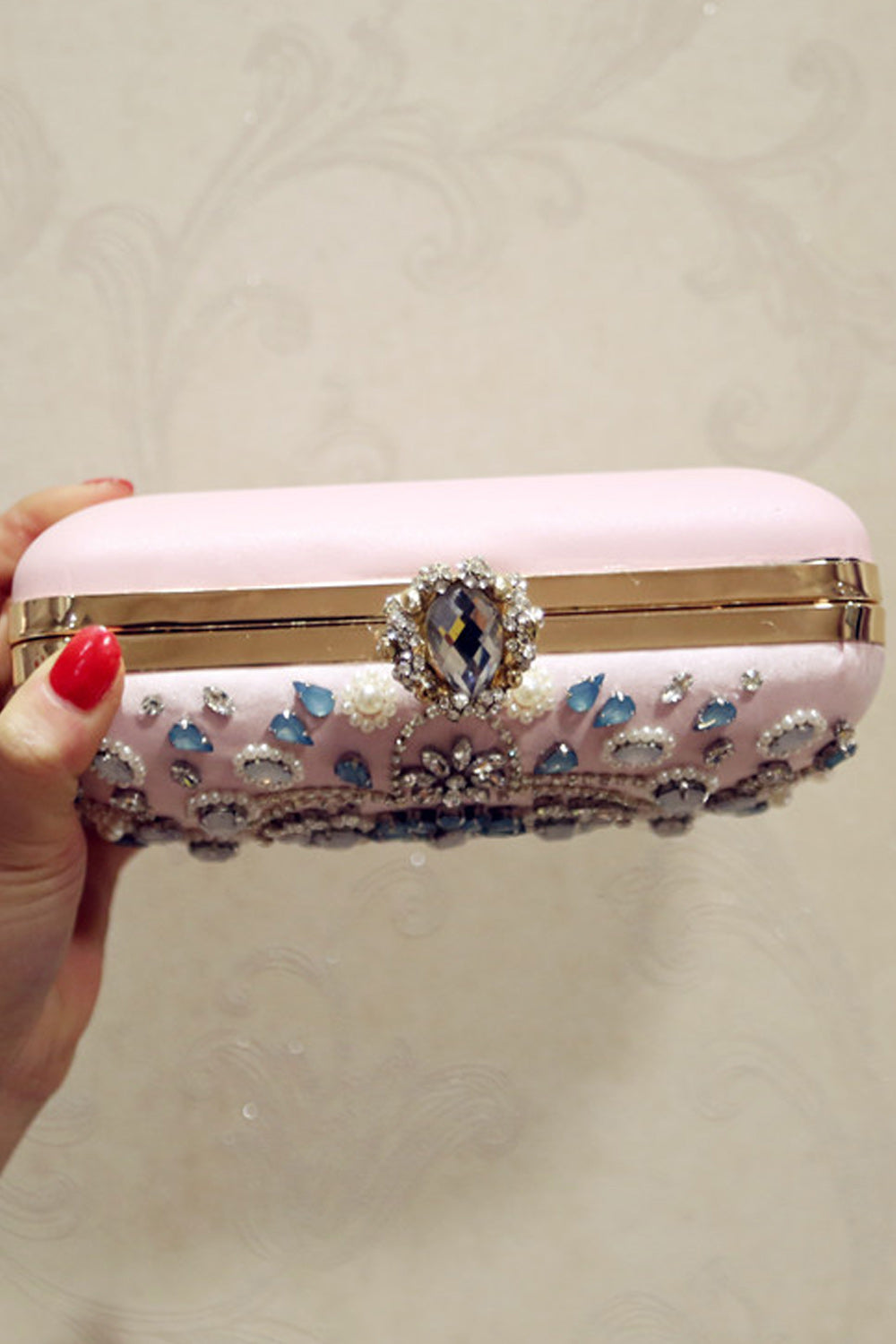 Women Fashion Rhinestone Decorated Party Bag