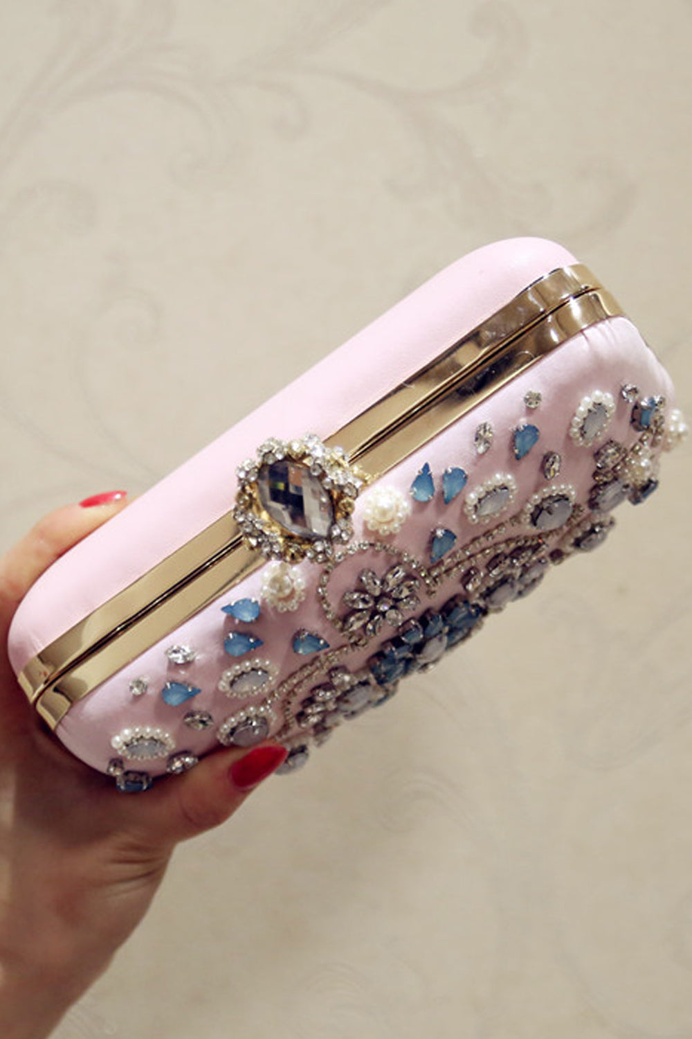 Women Fashion Rhinestone Decorated Party Bag
