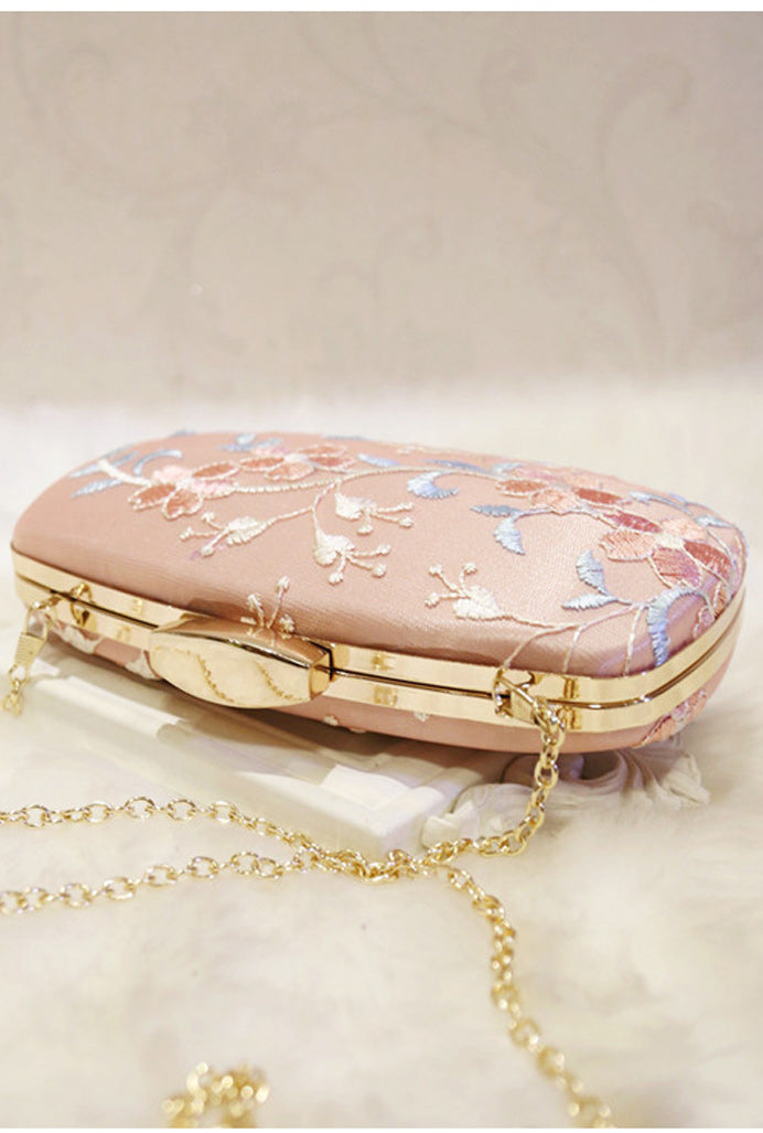 Women Fashion Embroidered Dinner Clutch Bag
