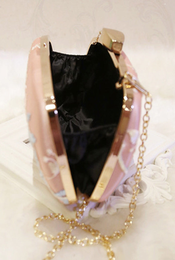 Women Fashion Embroidered Dinner Clutch Bag
