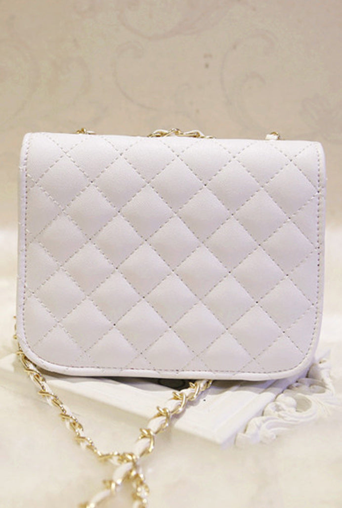 Women Beautiful Flower Decorated Diagonal Mini Handbag