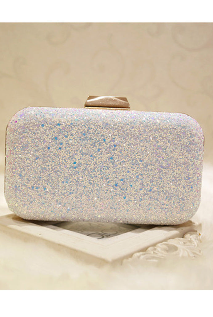 Women Fashion Shiny Base Diagonal Party Clutch Bag