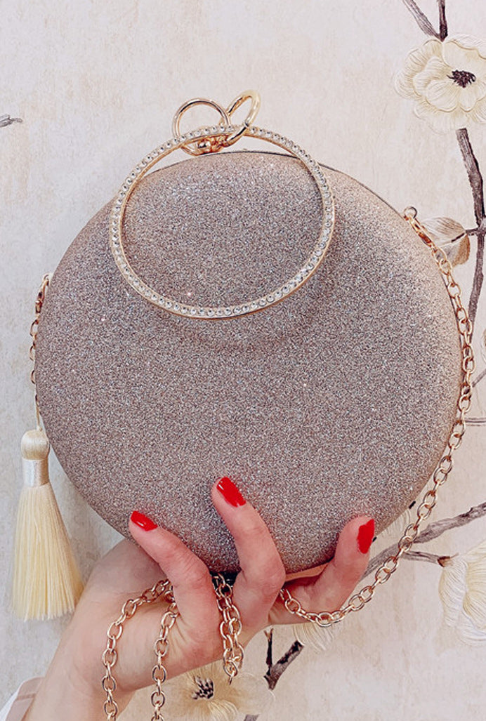 Women Flower Embroidered Hand Holder Clutch Bag