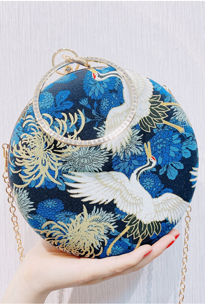 Women Stylish Printed Pattern Ring Holder Clutch