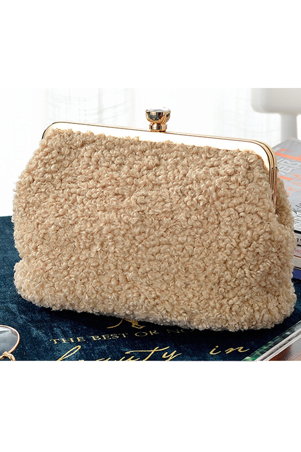 Women Soft Fashion Strap Dinner Clutch Bag