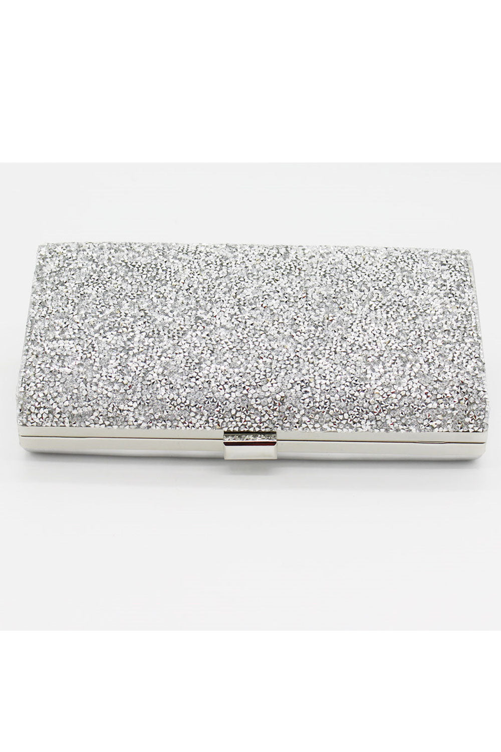 Women Stylish Shiny Rhinestone Clutch Strap Bag.