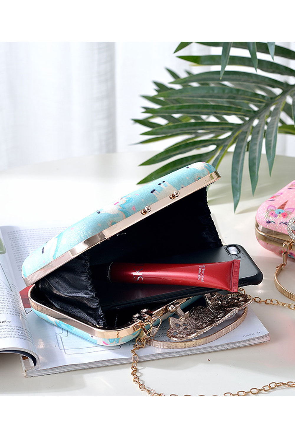 Women Cartoon Pattern Casual Clutch Bag