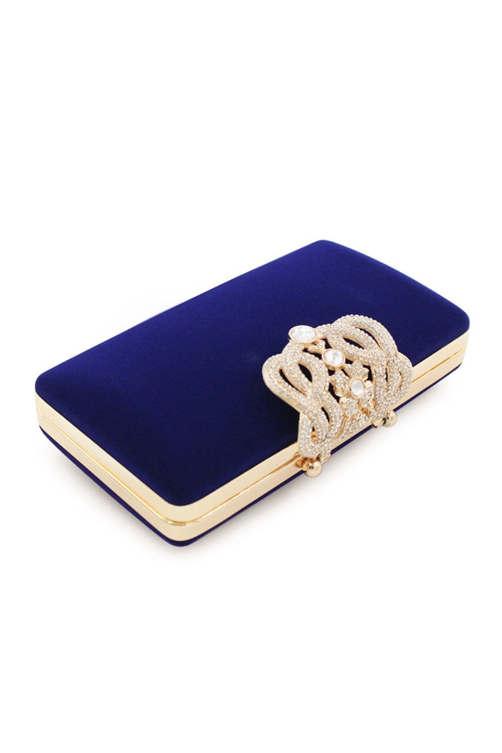 Women Solid Color Rectangle Party Clutch Bag