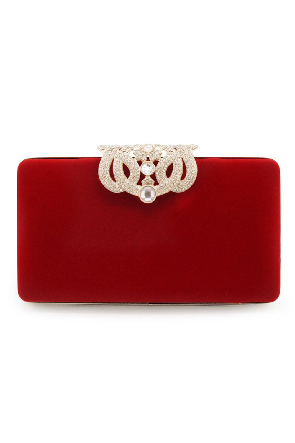 Women Solid Color Rectangle Party Clutch Bag