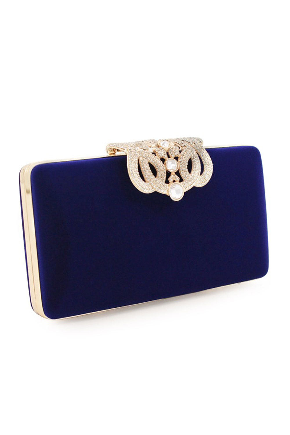 Women Solid Color Rectangle Party Clutch Bag
