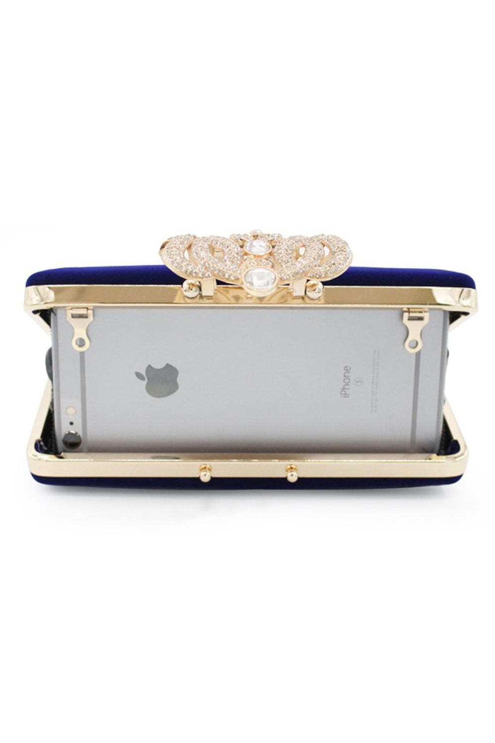 Women Solid Color Rectangle Party Clutch Bag