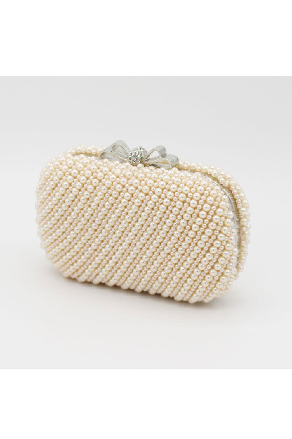 Women Charming Pearls Decorated Party Clutch Bag