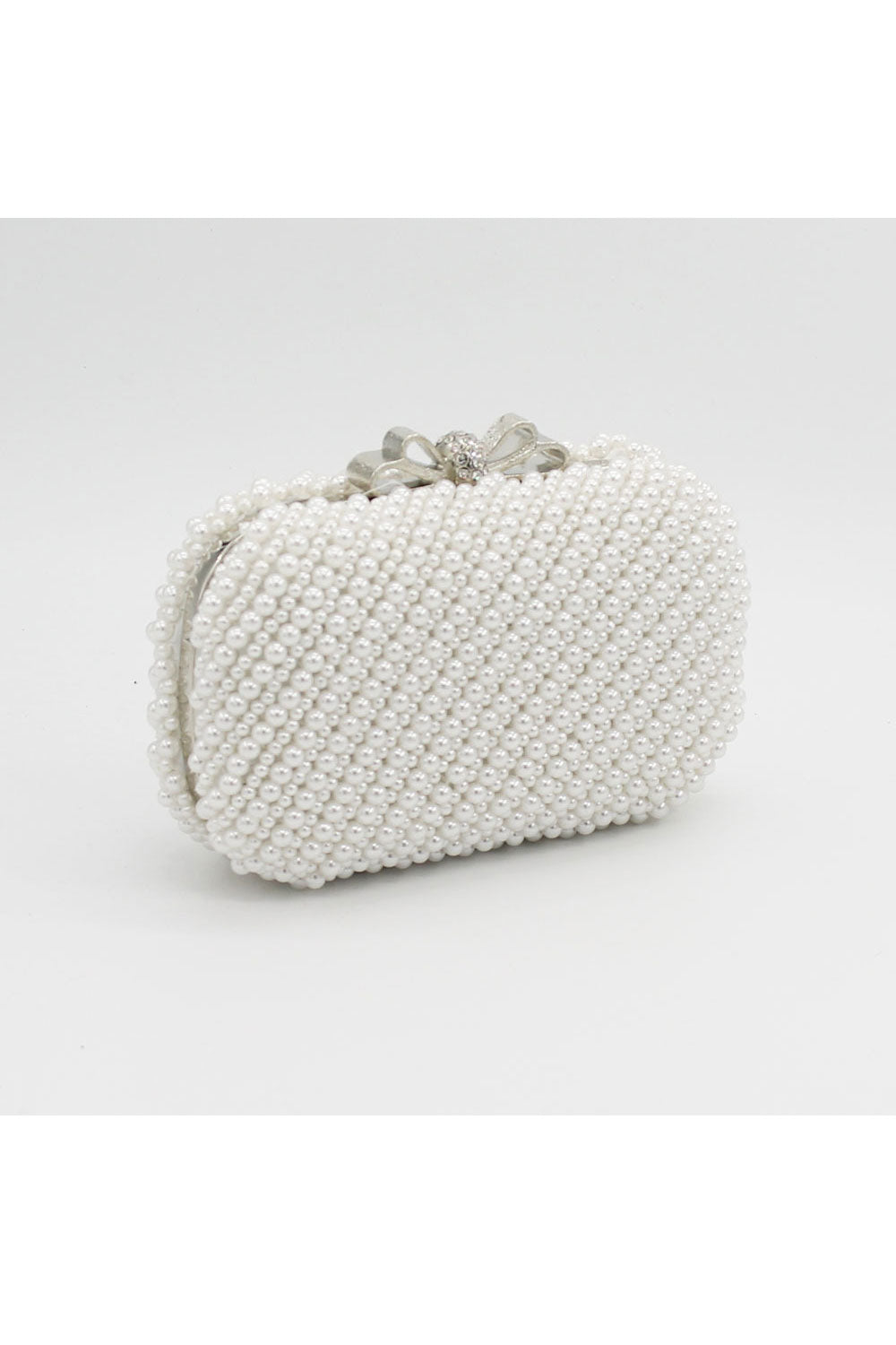 Women Charming Pearls Decorated Party Clutch Bag