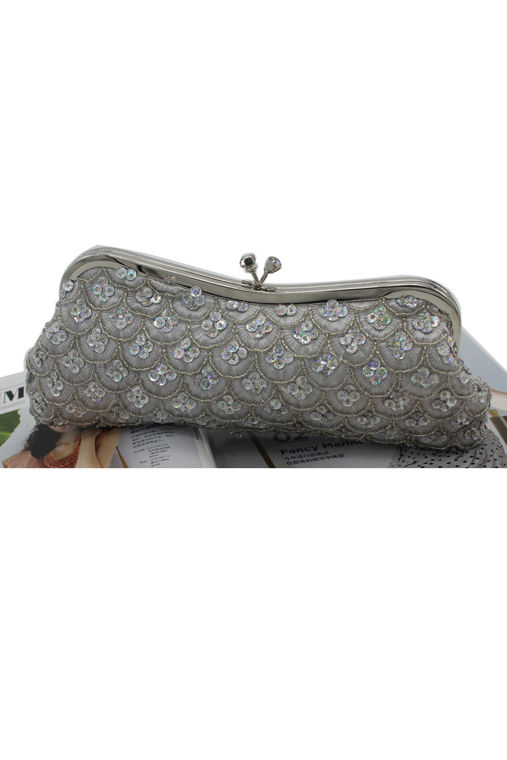 Women Exquisite Beads Party Clutch Bag
