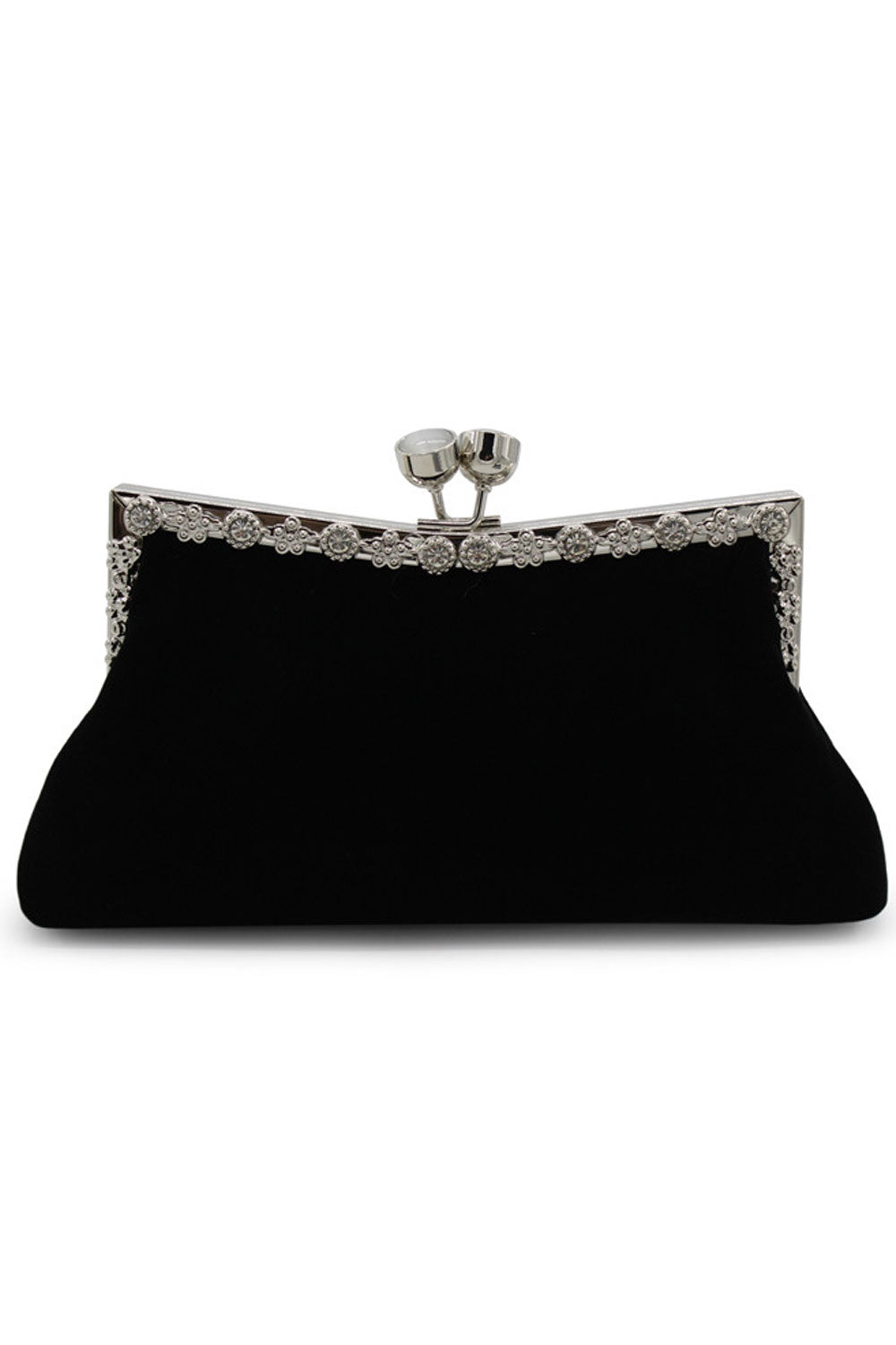 Women Elegant Solid Color Evening Clutch Bag